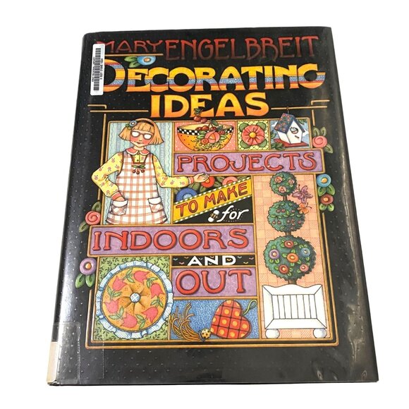 Decorating Ideas Hardcover Mary Engelbreit First Edition 2001 Nostalgia Whimsy - Picture 1 of 10